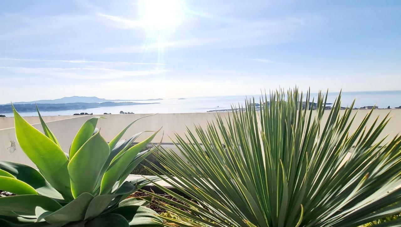 Vue Mer Panoramique - Grande Terrasse Et Piscine バンドール エクステリア 写真