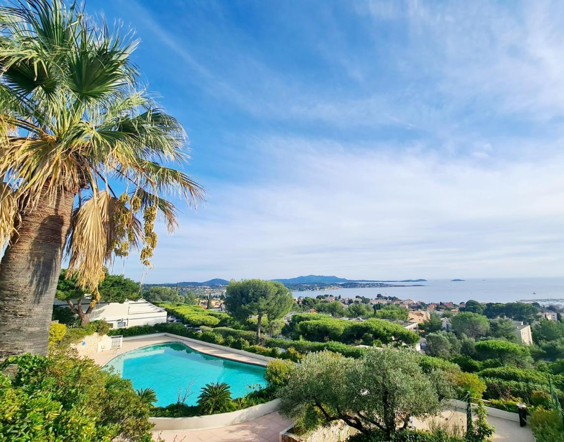 Vue Mer Panoramique - Grande Terrasse Et Piscine バンドール エクステリア 写真